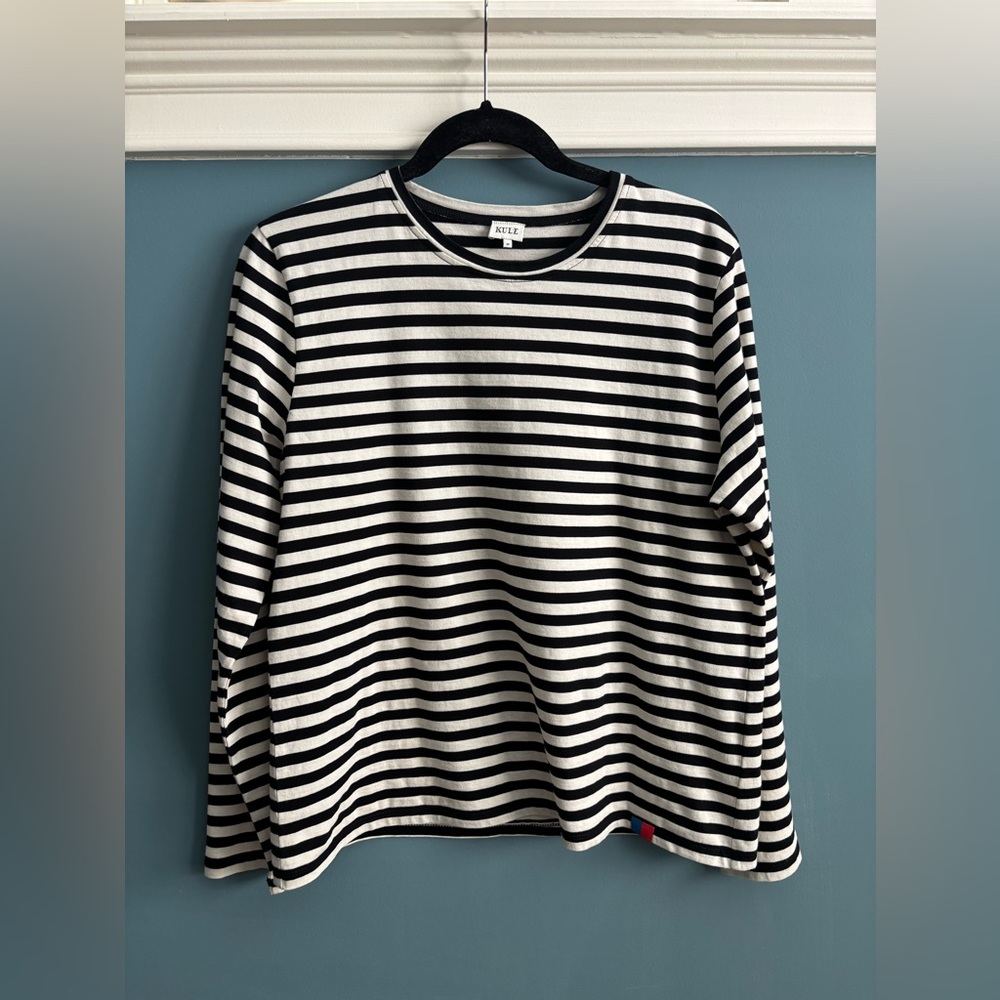 KULE women’s Black/Cream strip top